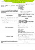 Travel Medicine and Infectious Diarrhea Verified Multiple Choice and Conceptual  Actual Exam Questions With Reviewed 100&percnt; Correct Detailed Answers   Guaranteed Pass&excl;&excl;Current Update 