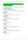 Walgreens PTCB Prep Questions and Answer Rated A&plus;