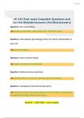 SFL 334 Final Exam &ndash; Complete Questions and Correct Detailed Answers &lpar;Verified&rpar;