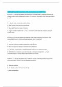 NURS5220 Exam 2 &vert; Questions with Correct Answers &vert; 100&percnt; Pass