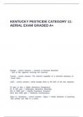 KENTUCKY PESTICIDE CATEGORY 11&comma; AERIAL EXAM GRADED A&plus;