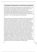 Emergency Test Questions with Answers Graded A&plus;