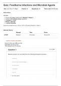 HLTH 642 Quiz&colon; Foodborne Infections and Microbial Agents &vert; Score 48&sol;50 &vert; Liberty University