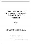 INTRODUCTION TO MECHATRONICS AND MEASUREMENT SYSTEMS