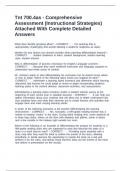 TNT 700&period;4AS - Comprehensive Assessment &lpar;Instructional Strategies&rpar;