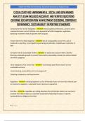 CESGA &lpar;CERTIFIED ENVIRONMENTAL&comma; SOCIAL AND GOVERNANCE  ANALYST&rpar; EXAM INCLUDES ACCURATE AND VERIFIED QUESTIONS  COVERING ESG INTEGRATION IN INVESTMENT DECISIONS&comma; CORPORATE  GOVERNANCE&comma; SUSTAINABILITY REPORTING STANDARDS