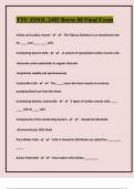 TTU ZOOL 2403 Boros 88 Final Exam Questions With Comprehensive Correct Answers