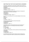 GISP PRACTICE TEST 25-50 QUESTIONS & ANSWERS