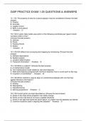 GISP PRACTICE EXAM 1-25 QUESTIONS & ANSWERS