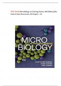 TEST BANK Microbiology An Evolving Science &lpar;6th Edition&rpar; By John Foster & Joan Slonczewski&comma; All Chapter 1 &ndash; 28&vert; ISBN&colon; 978-1324033523