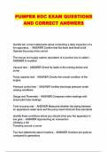 PUMPER PACKAGED EXAMS&colon; QUESTIONS AND 100&percnt; VERIFIED ANSWERS &lpar;NEW&rpar;