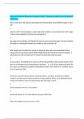 Personal Financial Planning&colon; Financial Goals &vert; Questions with Correct Answers &vert; 100&percnt; Pass