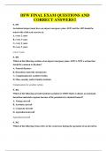 DFW FINAL EXAM QUESTIONS AND CORRECT ANSWERS&excl;&excl;
