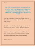 Nurs 5220 Advanced Health Assessment Exam 1  LATEST 2025 UPDATE WITH COMPLETE  QUESTIONS AND CORRECTLY WELL  DEFINED ANSWERS 100&percnt;GUARANTEED  PASS&excl;&excl;&excl; 