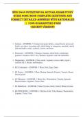 WGU D440 Nutrition OA ACTUAL EXAM STUDY  GUIDE 2025&sol;2026 COMPLETE QUESTIONS AND  CORRECT DETAILED ANSWERS WITH RATIONALES  &vert;&vert; 100&percnt; GUARANTEED PASS  <RECENT VERSION> 