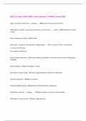 NSG 251 Exam 3 with 100&percnt; Correct Answers &vert; Verified &vert;Latest 2025