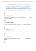 CSET SPANISH EXAM QUESTIONS AND CORRECT ANSWERS&vert; ACCURATE REAL EXAM WITH FREQUENTLY TESTED QUESTIONS AND RATIONALE&vert;ALREADY A GRADED&vert;GUARANTEED PASS&vert;LATEST UPDATE 2025&period;