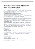 PECT PreK-4 Practice Test Modules 1-3  Save