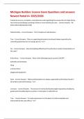 Michigan Builders License  Exam Package Deal Brand New&excl;&excl;