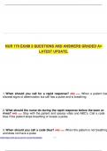 NUR 170 EXAM 2 QUESTIONS AND ANSWERS GRADED A&plus; LATEST UPDATE&period;