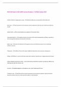 NUR 505 Exam 2 with 100&percnt; Correct Answers &vert; Verified &vert;Latest 2025