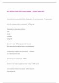NUR 505 Test 3 with 100&percnt; Correct Answers &vert; Verified &vert;Latest 2025