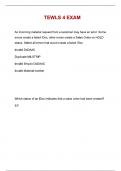 TEWLS 4 EXAM&colon;  &lpar;2025&sol;2026 UPDATE&rpar; QUESTIONS WITH  ALL CORRECT ANSWERS&vert; PASSED & REWORDED GRADE A&plus; 