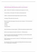 NURS 245 Quizzes 2025 Questions with Accurate Answers