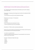 NUR 245 Chapter 11 Exam 2025 Questions with Accurate Answers