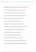 NURS245 Unit 2 Exam 2025 Questions with Accurate Answers