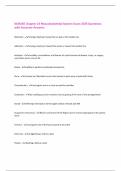 NUR245 Chapter 23 Musculoskeletal System Exam 2025 Questions with Accurate Answers