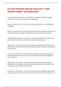 UT TYLER FNP NURS 5350 Adv Patho Exam 1