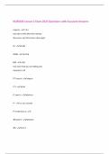 NURS245 Lesson 2 Exam 2025 Questions with Accurate Answers