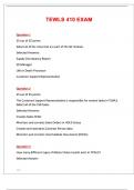 TEWLS 410 EXAM&colon; 2025&sol;2026 UPDATE EXAM QUESTIONS WITH  ALL CORRECT ANSWERS&vert; PASSED & REWORDED GRADE A&plus; 