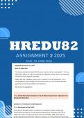 HREDU82 Assignment 2 2025 ANSWERS - Due 30 June 2025
