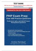 TEST BANK for PMP Exam Prep by Andrew Ramdayal&comma; based on the PMBOK&reg; Guide 6th Edition