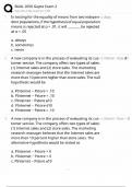 BUAL 2650 Gupta Exam 2 &sol; Multiple Choice Study Guide &sol; Score 100&percnt; &sol; 2025 New Version
