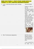 NURS 5333 FAMILY 1 TEST3 STUDY GUIDE WITH ALL CORRECT & 100&percnt; VERIFIED ANSWERS&sol;ALREADY GRADED A&plus;