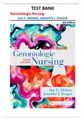 TEST BANK for Gerontologic Nursing&comma; 6th Edition by Sue E&period; Meiner and Jennifer J&period; Yeager &vert;all chapters covered&vert;