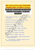 WGU D254 ACTUAL KEY QUESTIONS &lpar;Passed First Attempt&rpar; Actual Exam Key Questions Review with Verified Solutions&vert;&vert; Already Graded&excl;&excl;&excl;