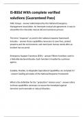 iS-800d With complete verified solutions &lpar;Guaranteed Pass&rpar;&period;