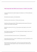 PSFA Study Guide with 100&percnt; Correct Answers &vert; Verified &vert;Latest 2025 