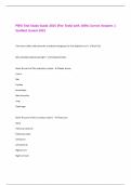 PSFA Test Study Guide 2025 &lpar;Fire Tech&rpar; with 100&percnt; Correct Answers &vert;  Verified &vert;Latest 2025