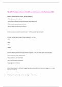 PSS 2343 Final Exam Review with 100&percnt; Correct Answers &vert; Verified &vert;Latest 2025