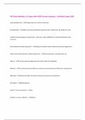 PSS Class Modules 1-6 Exam with 100&percnt; Correct Answers &vert; Verified &vert;Latest 2025