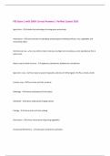 PSS Exam 1 with 100&percnt; Correct Answers &vert; Verified &vert;Latest 2025