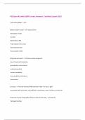 PSS Exam &num;2 with 100&percnt; Correct Answers &vert; Verified &vert;Latest 2025 