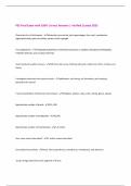 PSS Final Exam with 100&percnt; Correct Answers &vert; Verified &vert;Latest 2025 