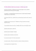 PSS FINAL EXAM with 100&percnt; Correct Answers &vert; Verified &vert;Latest 2025