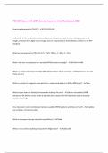 PSS-SOF Exam with 100&percnt; Correct Answers &vert; Verified &vert;Latest 2025